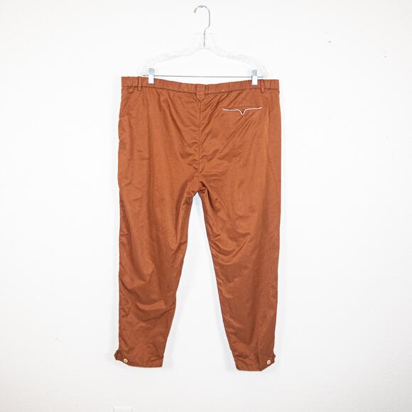 Tombolo Men's 2XL Traveler Pants in Brown drawstring - Picture 3 of 10